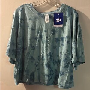 NWT Joy lab tie dye slightly cropped shirt